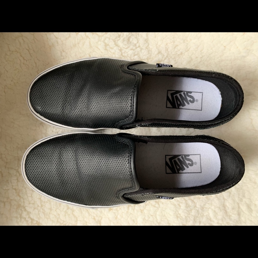 Women’s Vans Perforated Leather Vans